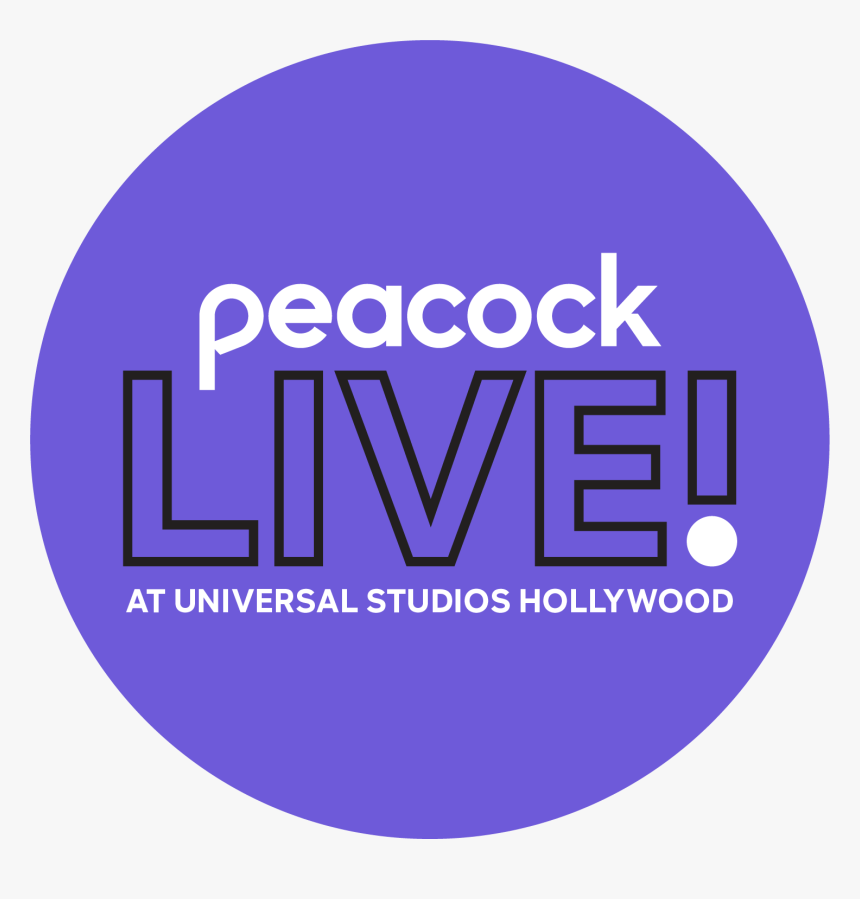 Peacock Live Logo - Circle, HD Png Download