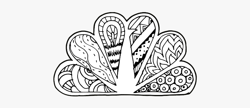 #nbc #peacock #sticker #drawn #ink @chrisgard #freetoedit - Line Art, HD Png Download