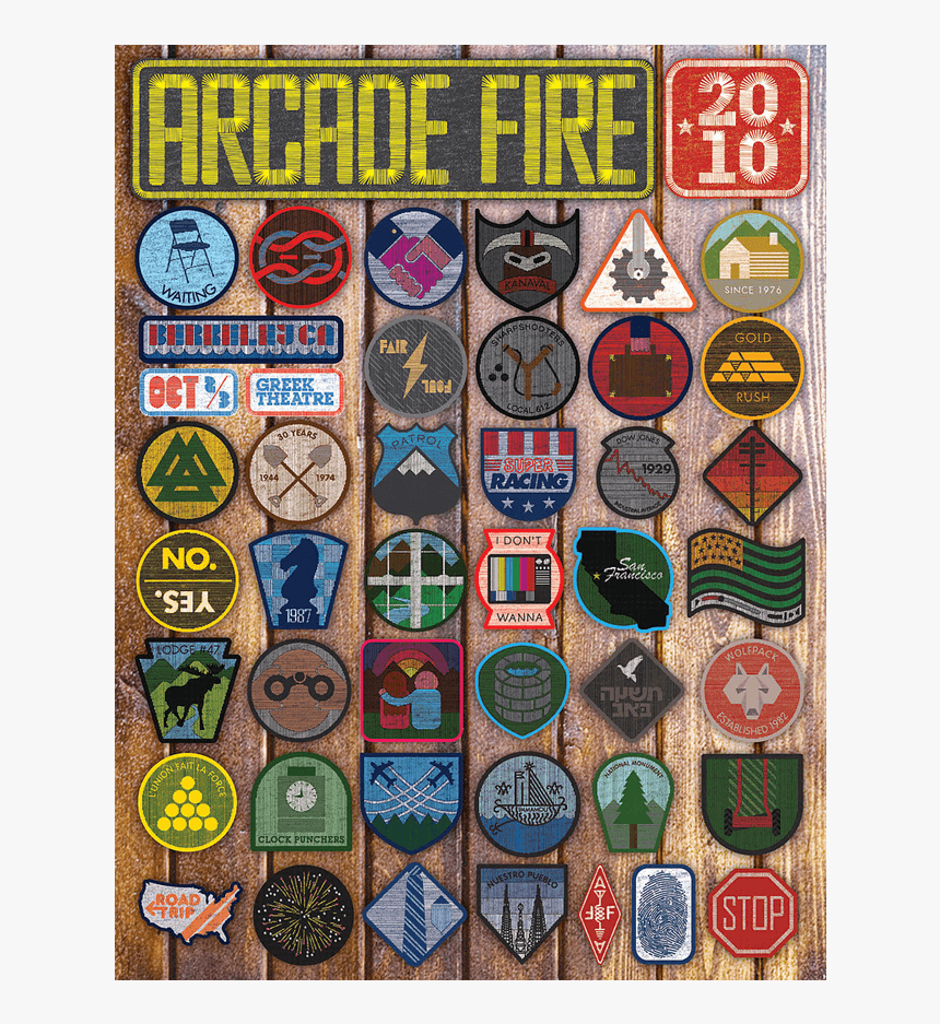 Fall 2010 Tour - Arcade Fire Gig Poster, HD Png Download