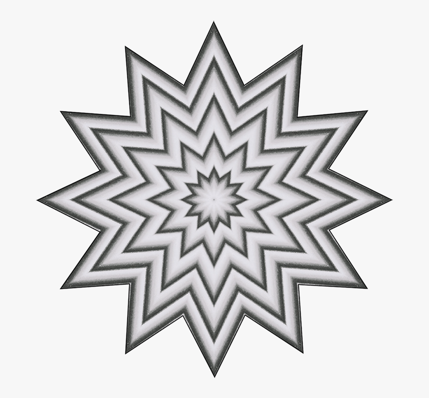 Grey Star Pattern Clipart, HD Png Download