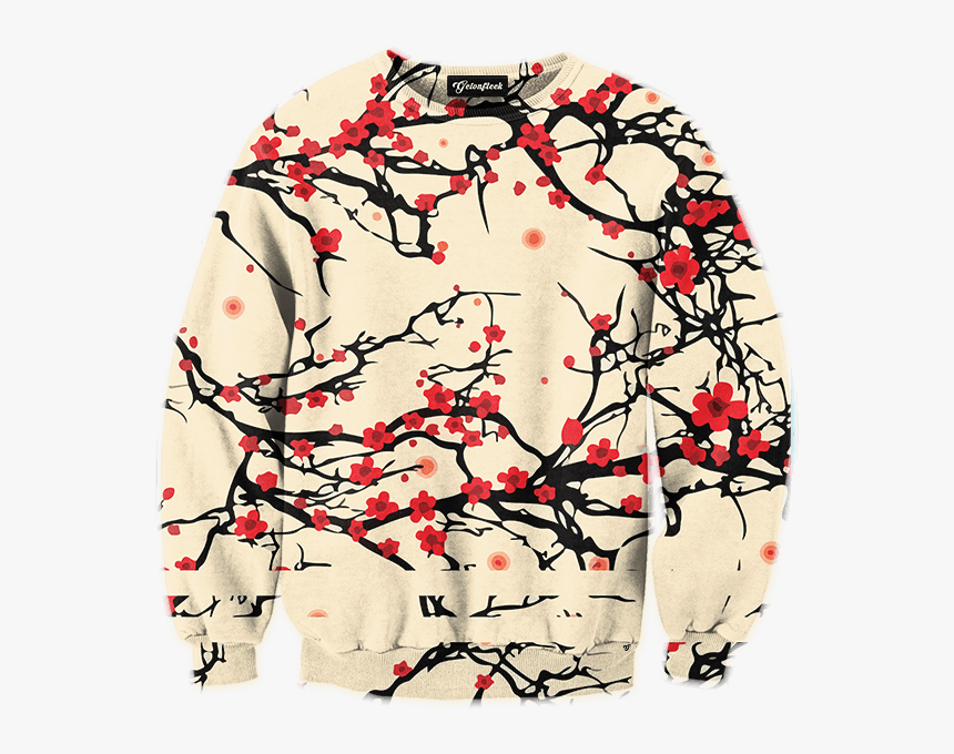 Japanese Cherry Blossom Pattern , Png Download - Japanese Cherry Blossom Hoodie, Transparent Png
