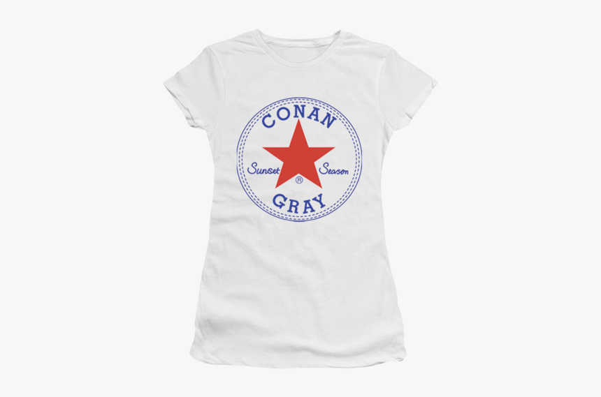 Star White Ladies Tee - Active Shirt, HD Png Download