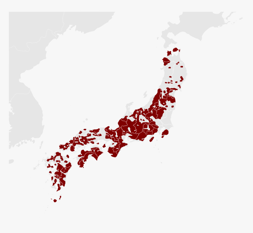 Japanese Macaque Distribution Map, HD Png Download
