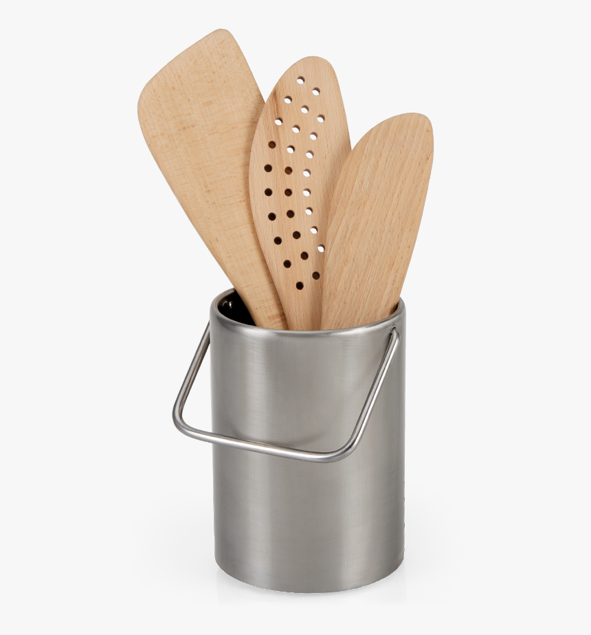 1008 Utensil Caddy - Wooden Spoon, HD Png Download