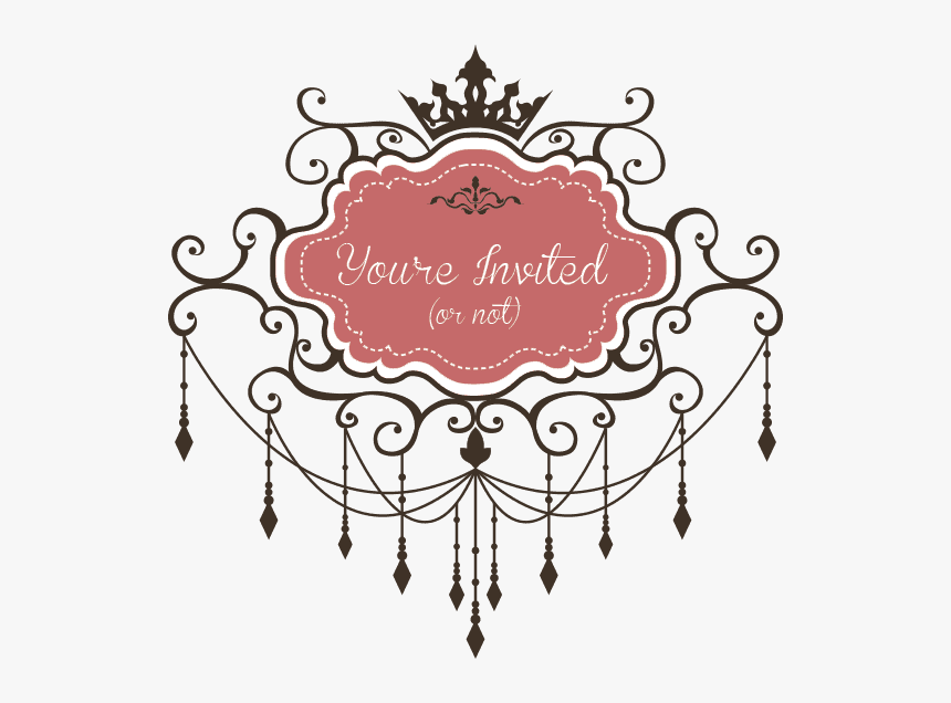 Those Exclusive Bookexpo America Publisher Parties - Pink Vintage Frame With Crown, HD Png Download