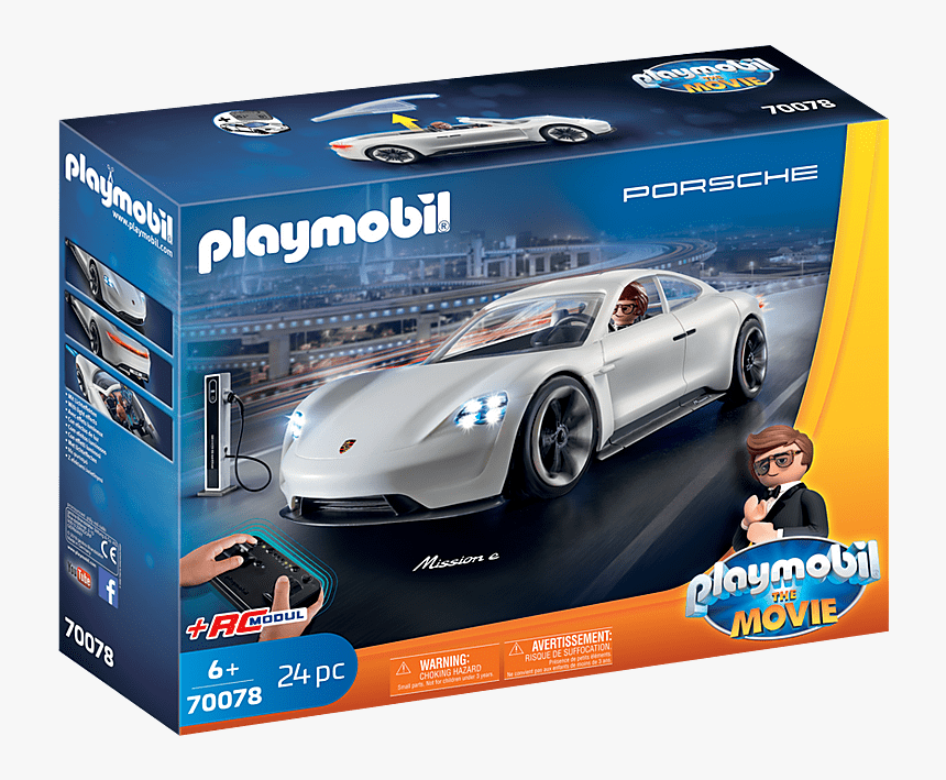 Rex Dasher S Porsche Mission E - Playmobil The Movie Toys, HD Png Download