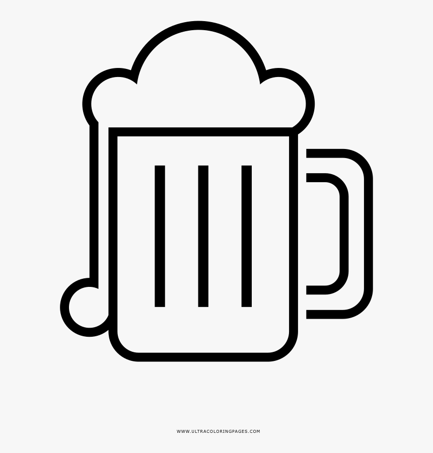Beer Coloring Page, HD Png Download