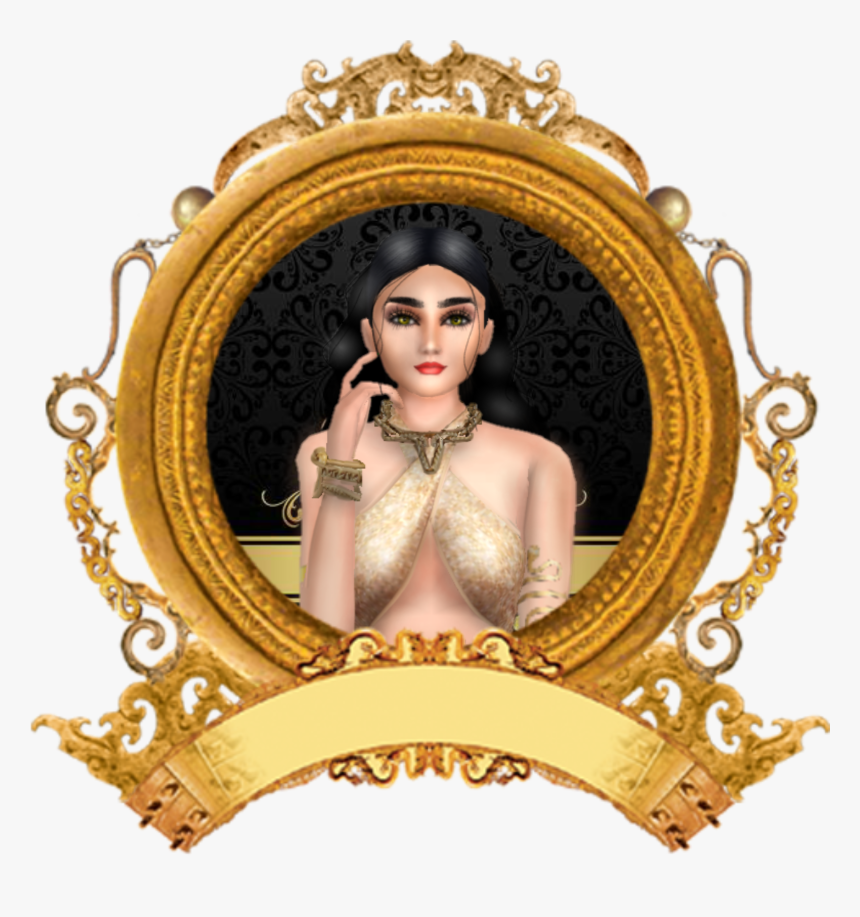 Gold Circle Frame Png, Transparent Png