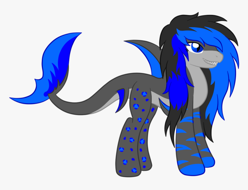 Mako Triaki/dj Shark B8 The Shark Pony By Silverromance - Shark Pony, HD Png Download