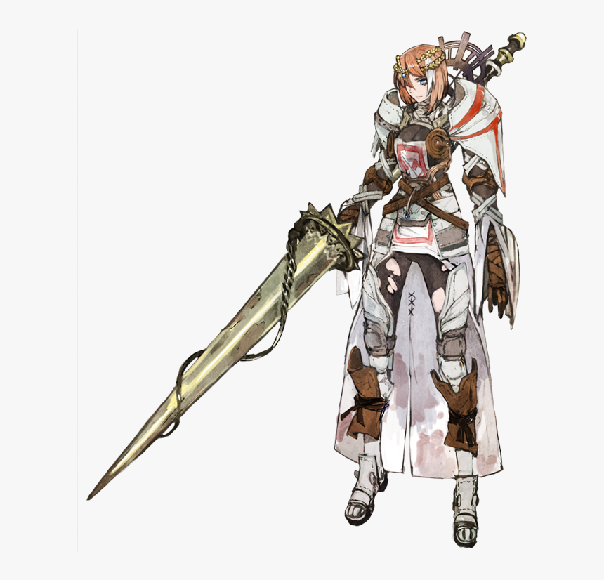 Char Julienne - Fides I Am Setsuna, HD Png Download