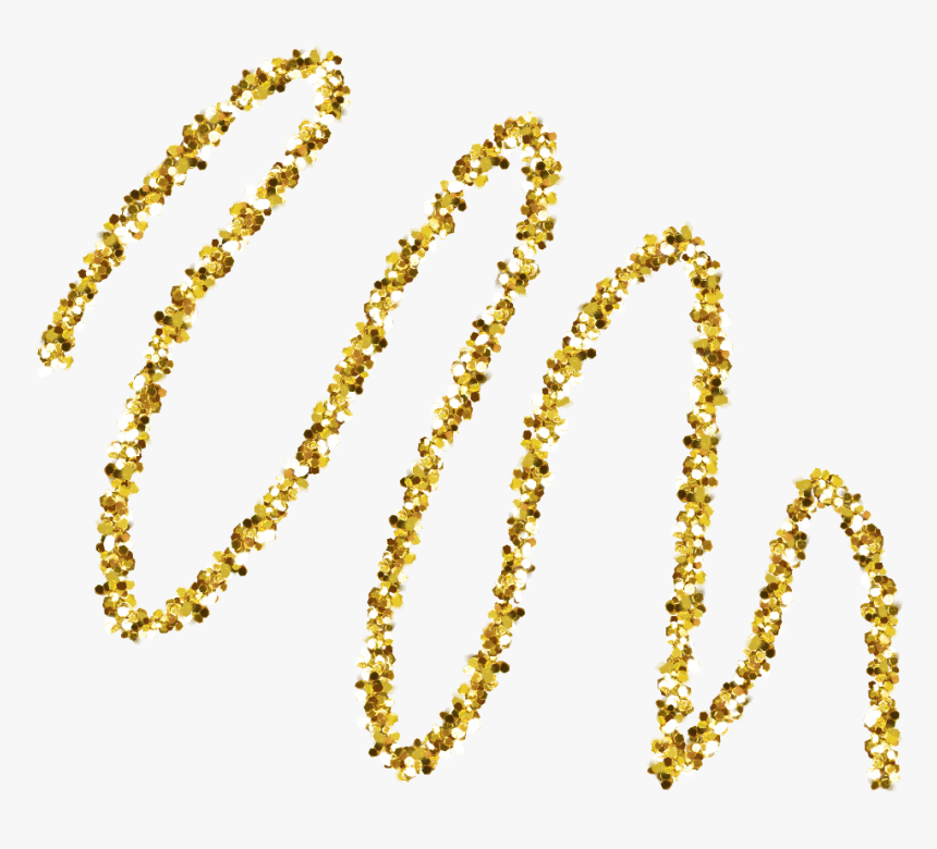 #gold #swirl #sparkle #shiny #squiggle - Sparkle Swirl Png, Transparent Png