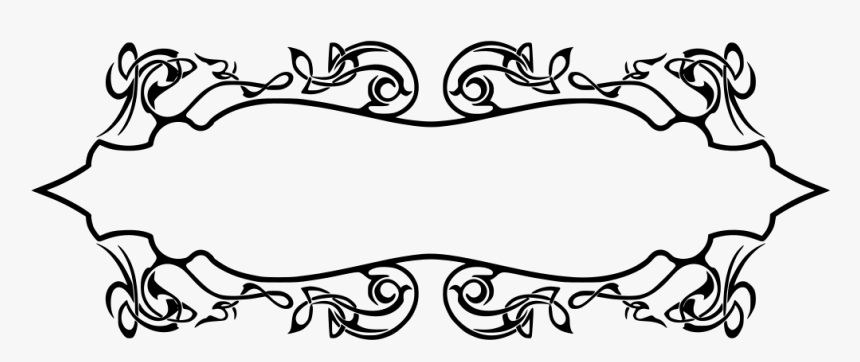 Blue Fancy Lines Png, Transparent Png