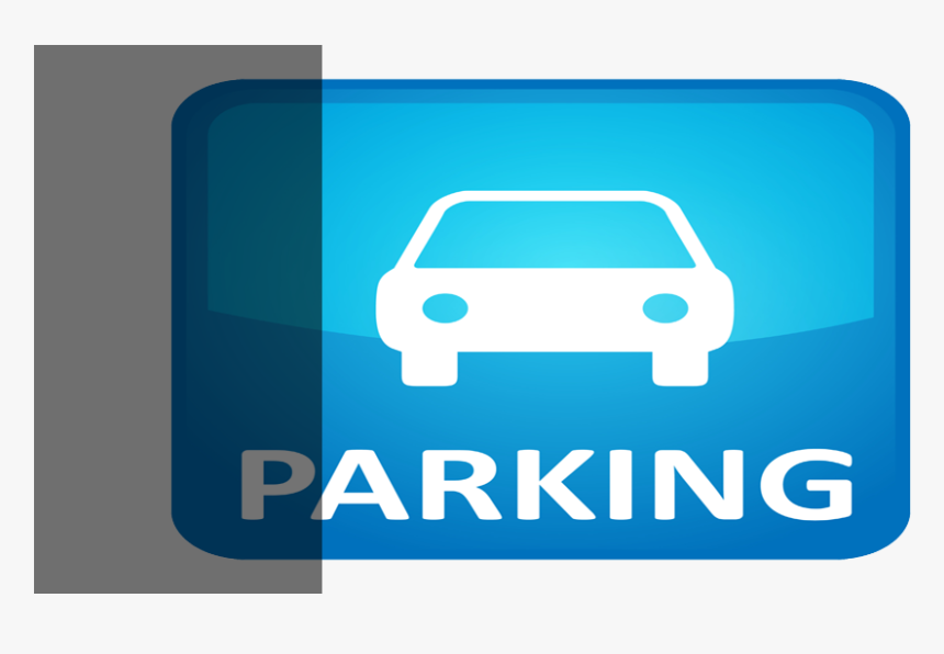 Clipart Car Parking - Parking With Vehicle Signage, HD Png Download