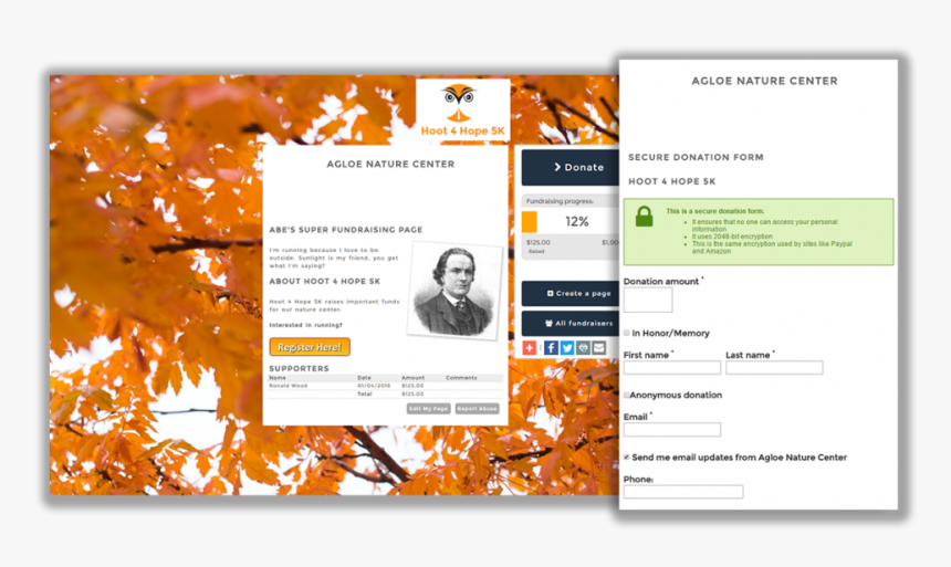Neoncrm Peer To Peer Fundraising Personal And Team - Neon Crm Peer To Peer, HD Png Download