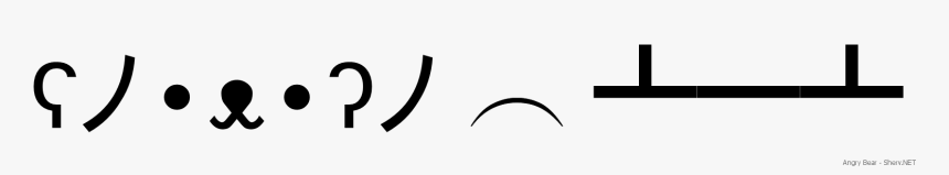 Ascii Bear, HD Png Download