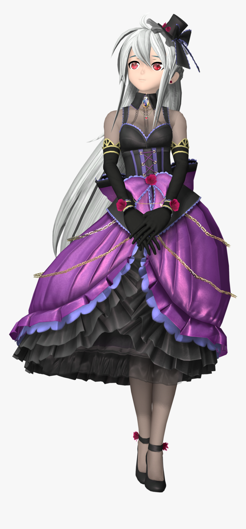 Today’s Haku Module Of The Day Is - Mmd Project Diva Haku, HD Png Download