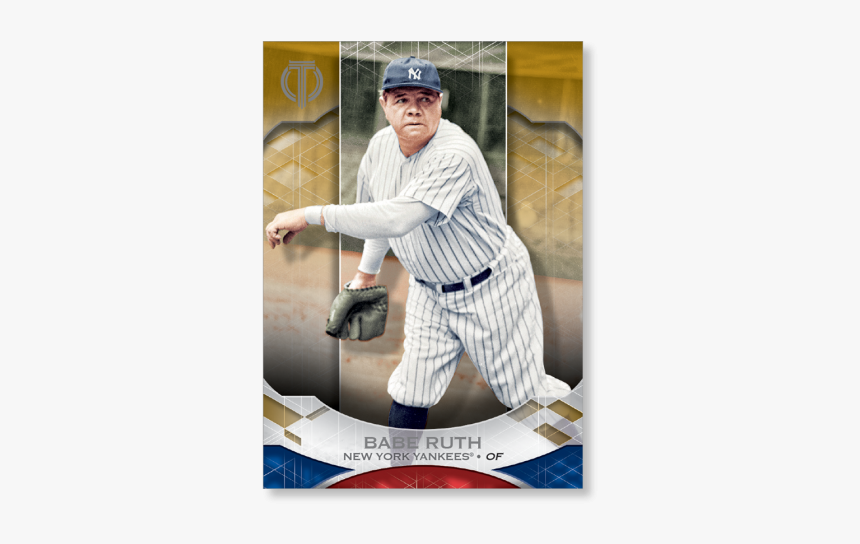Babe Ruth 2019 Topps Tribute Base Cards Poster Gold - College Baseball, HD Png Download