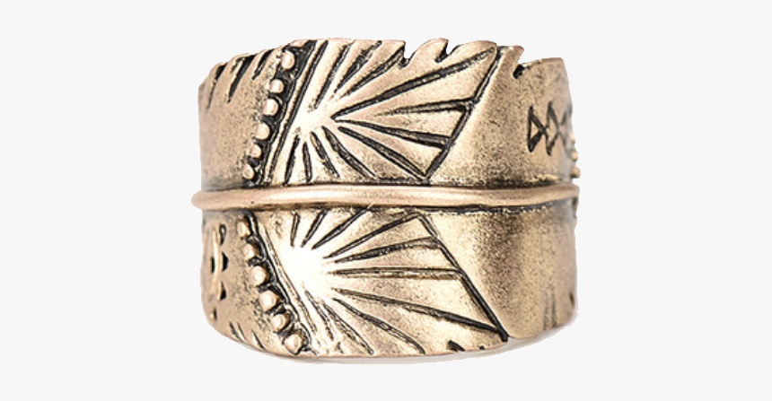 Boho Feather Ring, HD Png Download