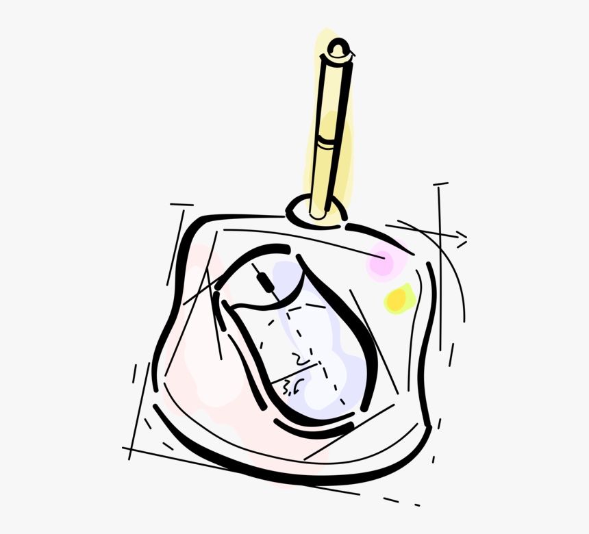 Vector Illustration Of Computer Mouse Pointing Device, HD Png Download