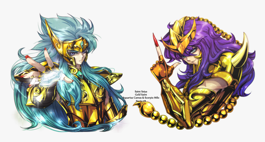 Scorpio Milo Aquarius Camus, HD Png Download