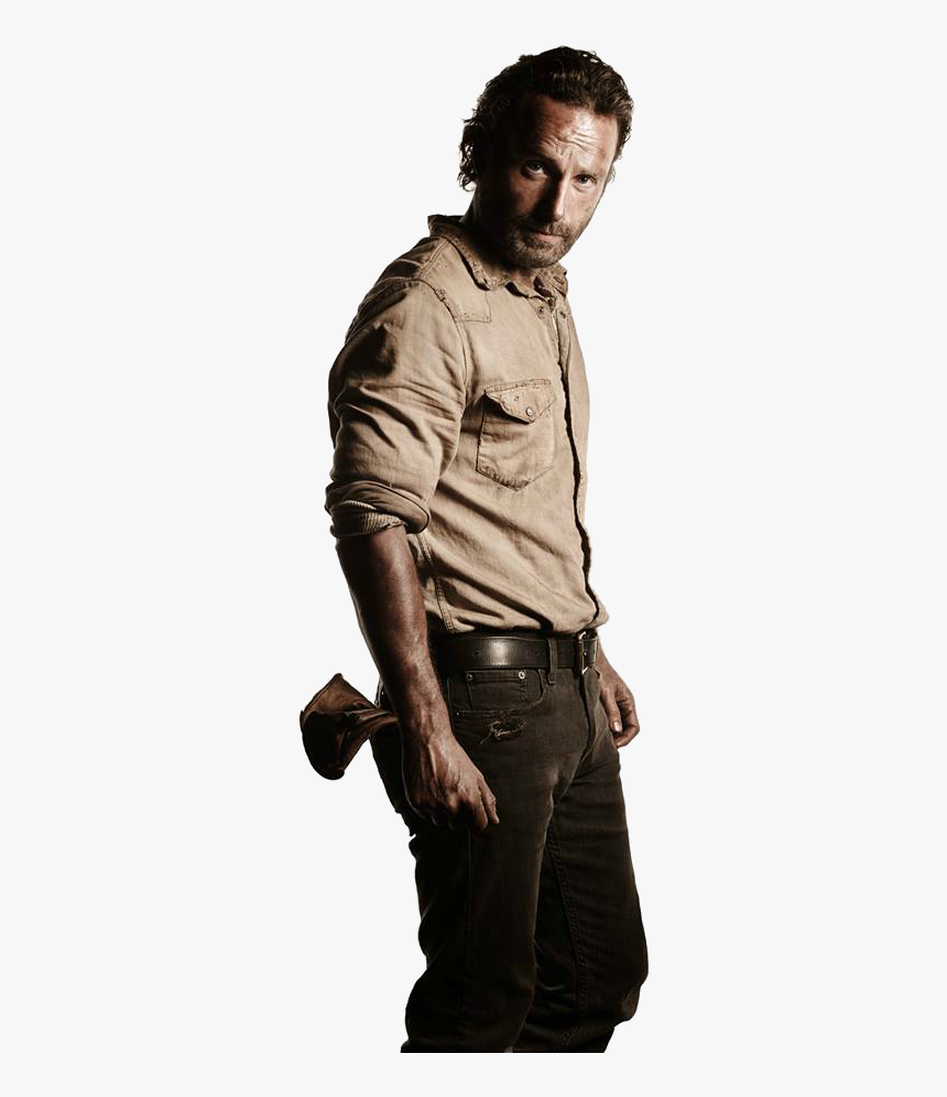 Michonne Rick E Daryl, HD Png Download