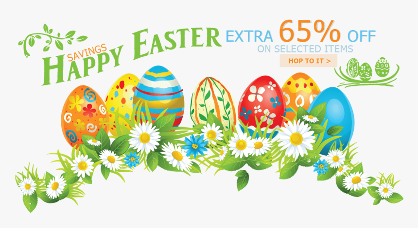 Easter Banner Png, Transparent Png