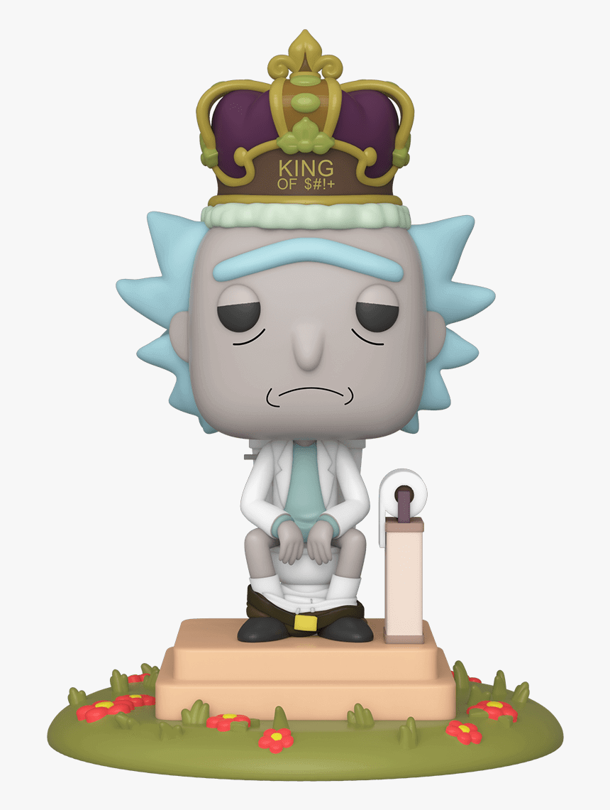 Rick And Morty King Rick Pop Deluxe - Rick And Morty Season 4 Funko Pop, HD Png Download