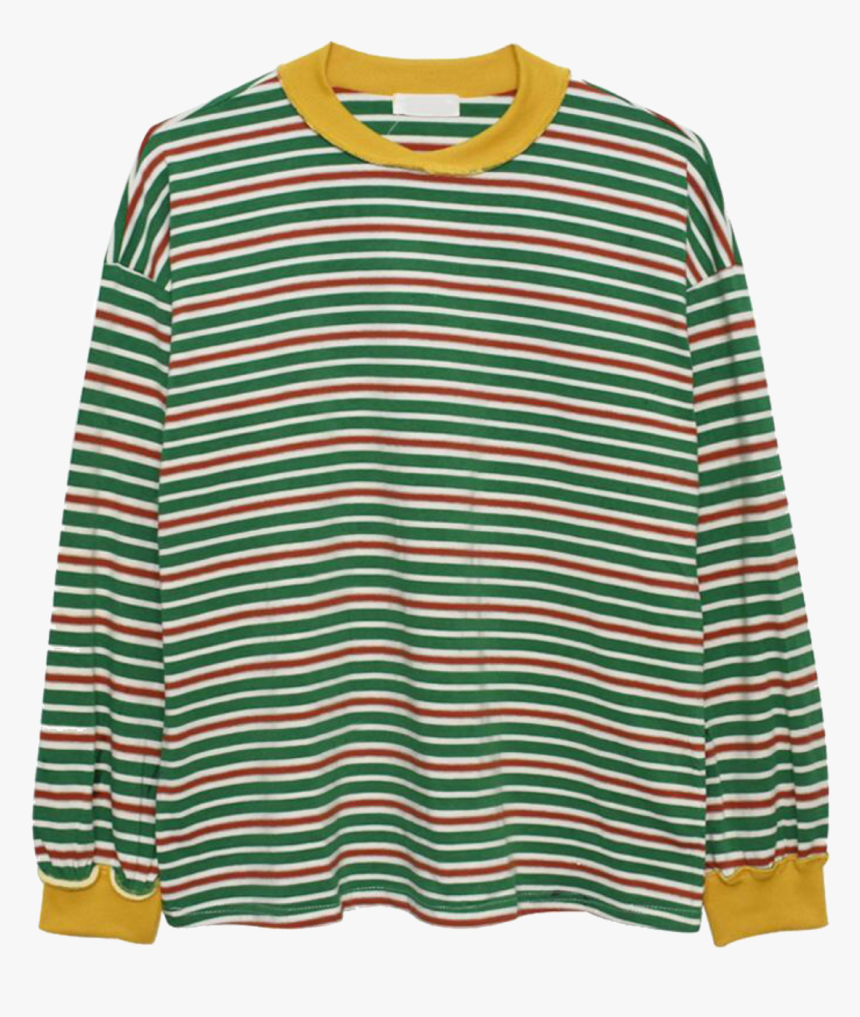 Green, Png, And Vintage Image - Long Sleeve Shirt Aesthetic, Transparent Png