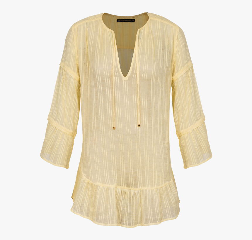 Sunkisses Ruffle Tunic - Blouse, HD Png Download