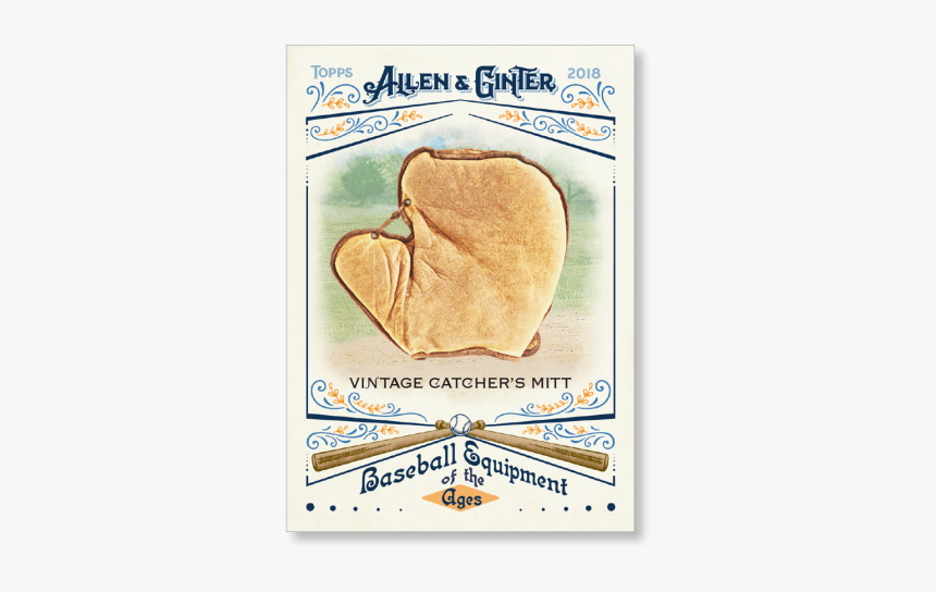 2018 Topps Allen & Ginter Vintage Catcher S Mitt Baseball - Allen & Ginter, HD Png Download