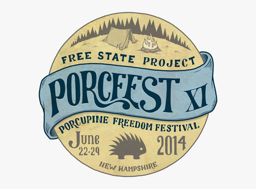 Porcfest Xi Logo - Blue Circle, HD Png Download