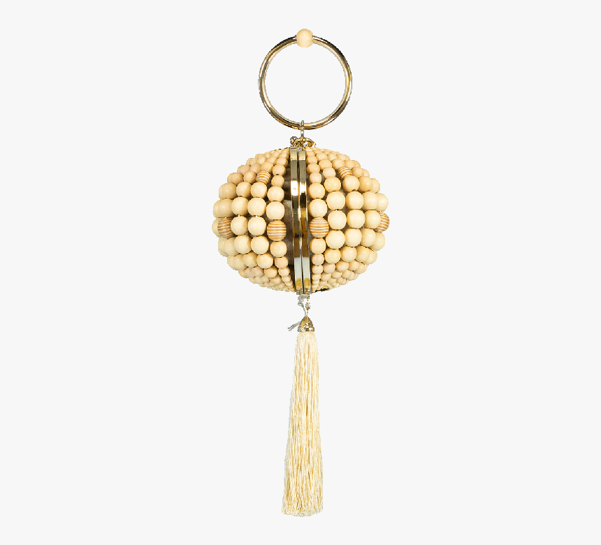 Rosantica Billie Beaded Wristlet With Tassel In Gold - Adrienne Vittadini Quartz Movt Diamond, HD Png Download