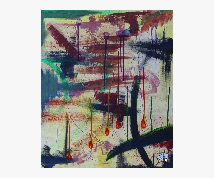 Street Lights - Painting, HD Png Download