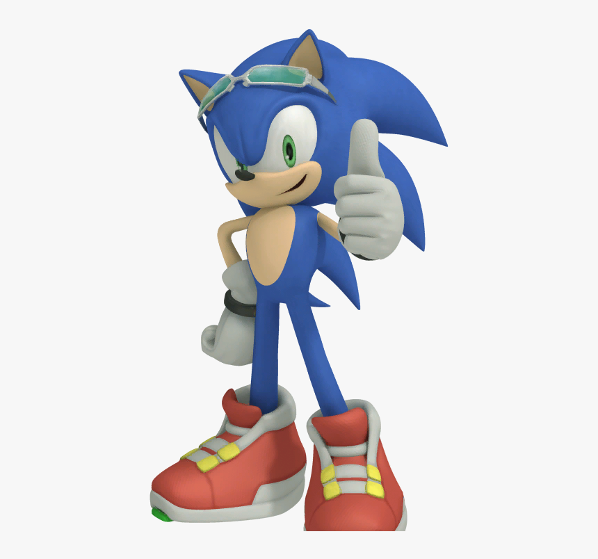 Sonic Free Riders Sonic, HD Png Download