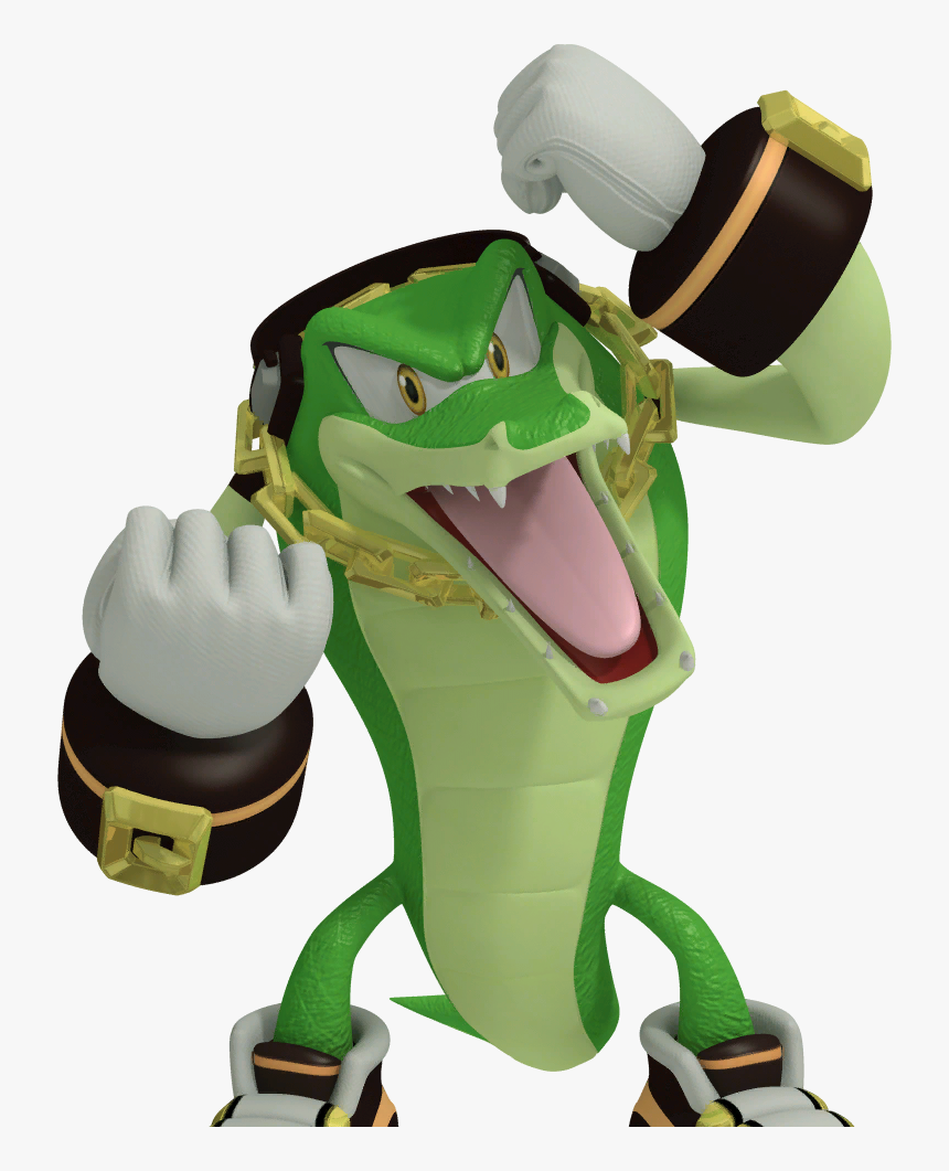 Vector The Crocodile Sonic Free Riders 4 - Vector The Crocodile Model, HD Png Download