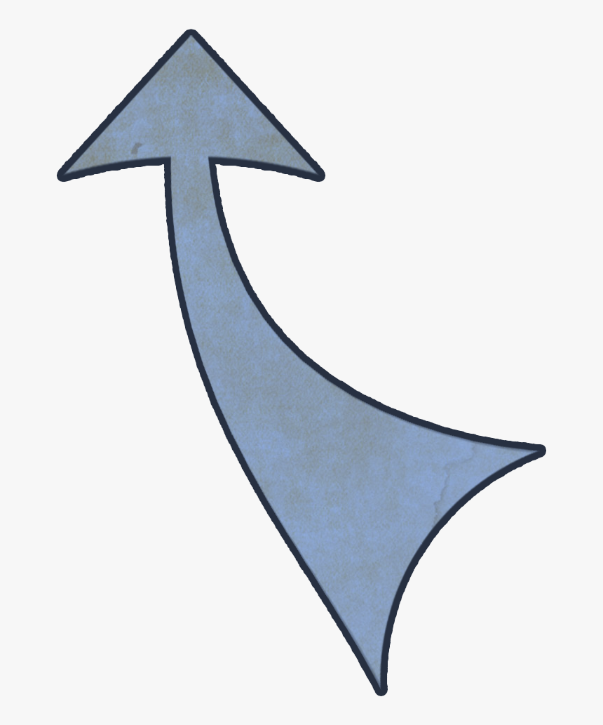 Lca Curved Arrow - Crescent, HD Png Download