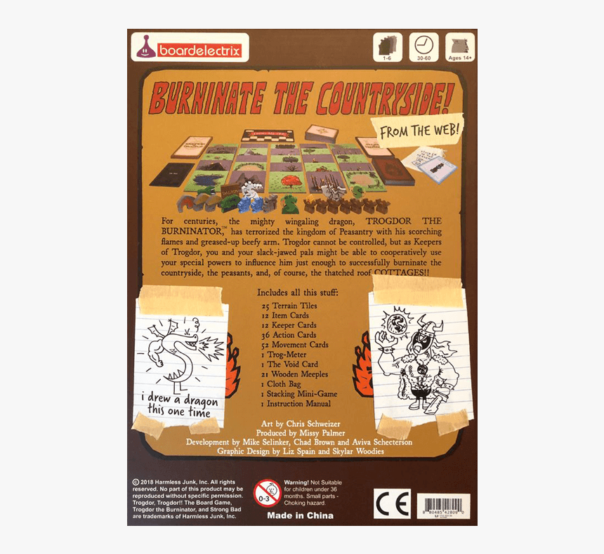 Trogdor Board Game, HD Png Download