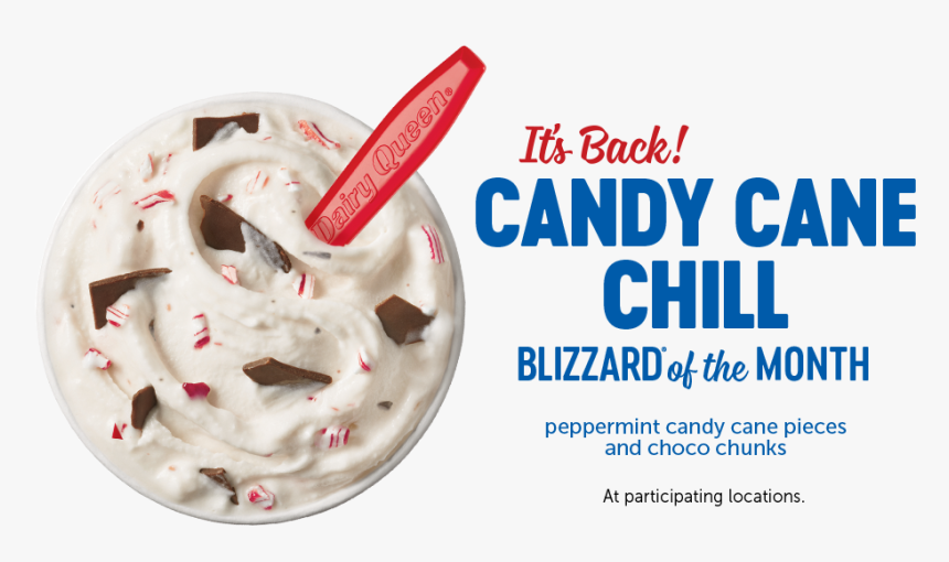 Dairy Queen Candy Cane Blizzard, HD Png Download