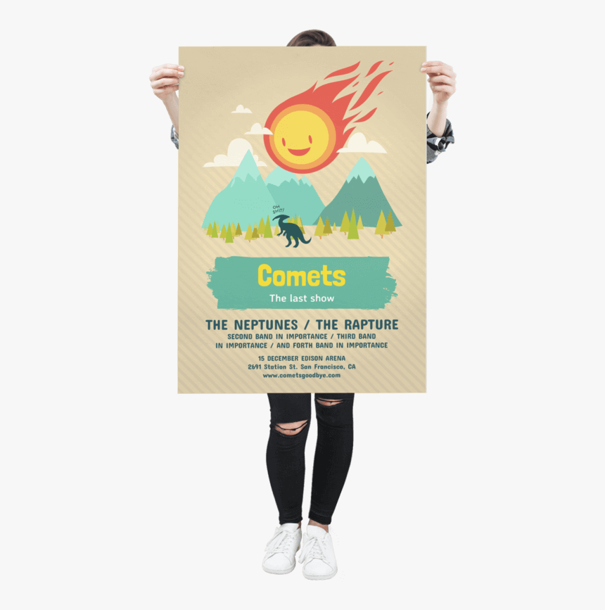 Indie Show Poster Design Template - Illustration, HD Png Download