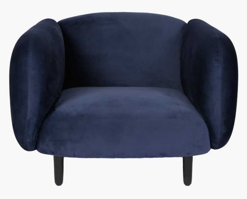 Mora Armchair - Indigo, HD Png Download