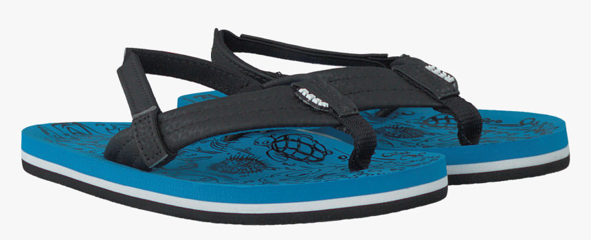 Blue Reef Flip Flops Grom Reef Footprints - Skate Shoe, HD Png Download