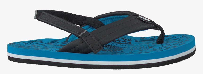 Blue Reef Flip Flops Grom Reef Footprints - Skate Shoe, HD Png Download