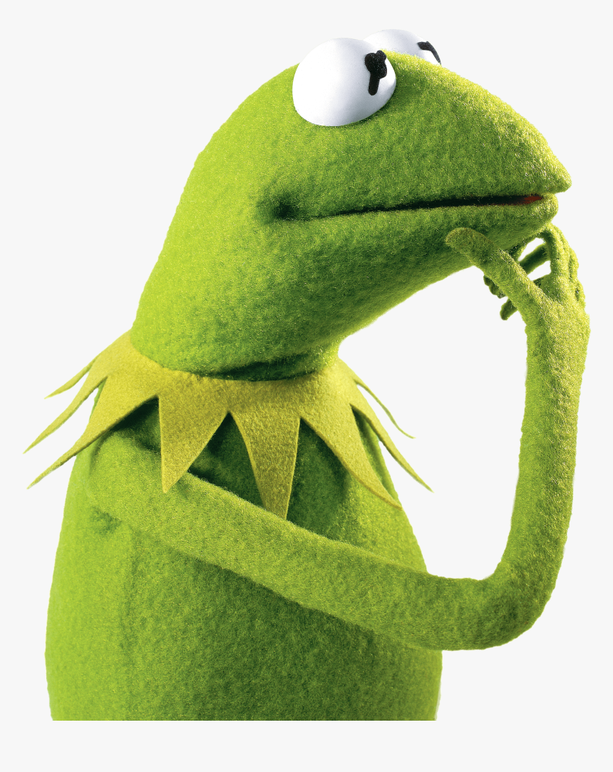 Kermit The Frog Thinking - Kermit The Frog Profile, HD Png Download