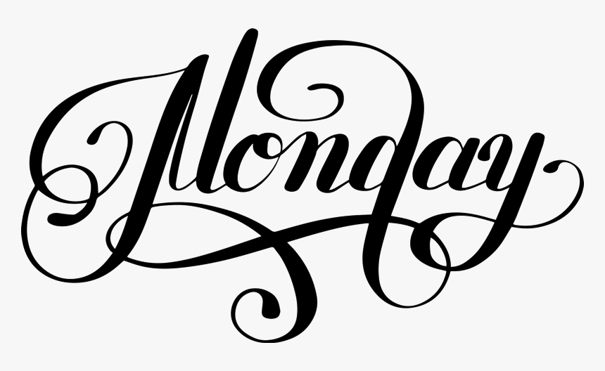 Monday Calligraphy, HD Png Download