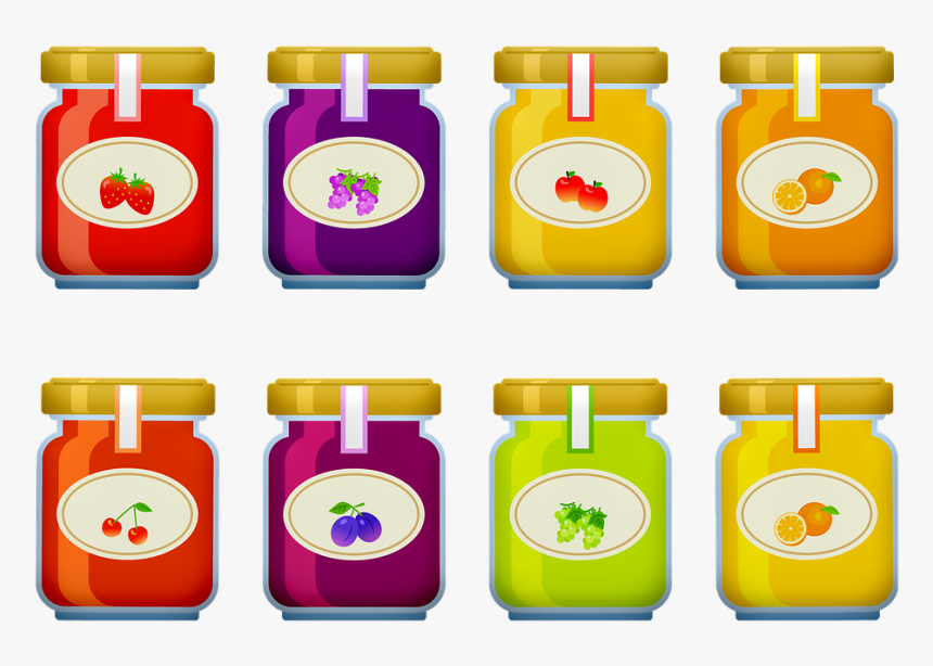 Jelly, Jam, Fruit, Breakfast, Food, Sugar, Sweet, Jar, HD Png Download
