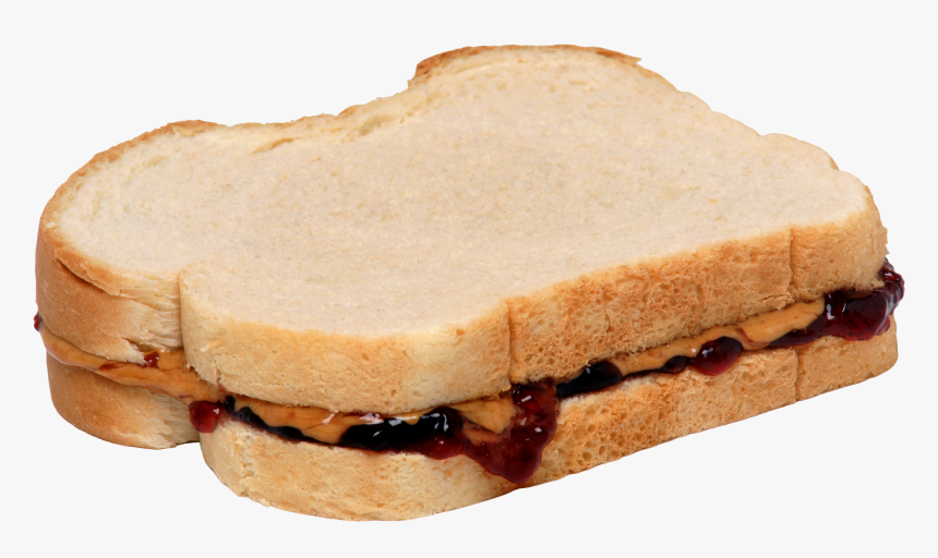 Peanut Butter Jelly Sandwich - Peanut Butter And Jelly Sandwich, HD Png Download