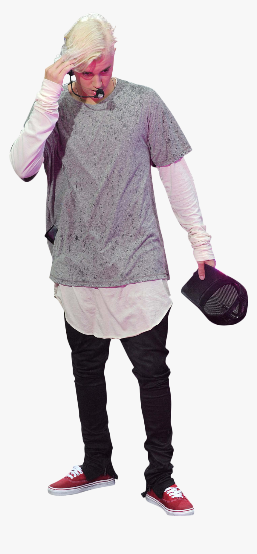 Justin Bieber Performing On Stage Png Image - Senior Citizen, Transparent Png