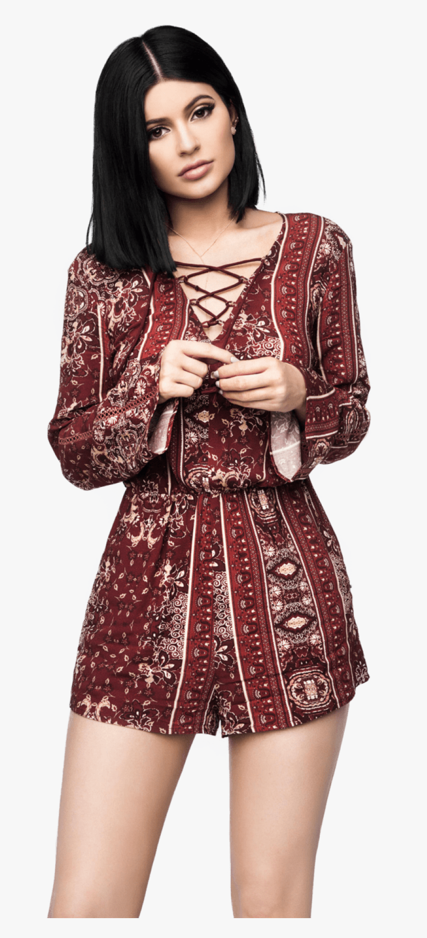 Kylie Jenner Red Skirt - Kylie Jenner Transparent Background, HD Png Download