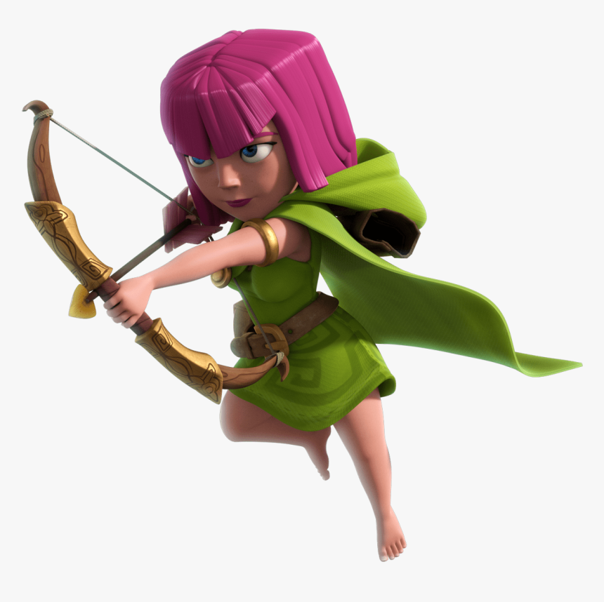 Clash Of Clans Female Archer - Clash Of Clans Png, Transparent Png
