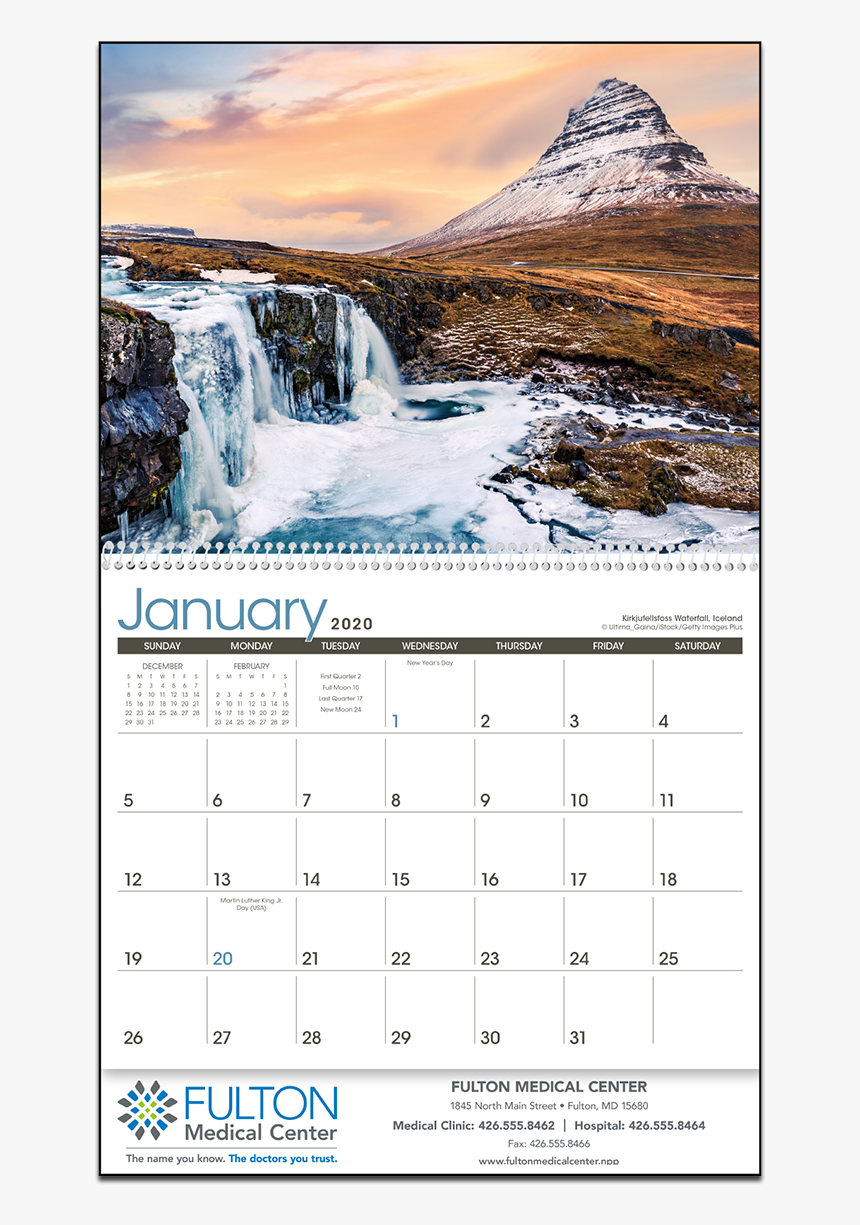 Picture Of Waterfalls Wall Calendar - Kirkjufellsfoss Game Of Thrones, HD Png Download